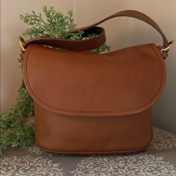 Coach Tan Fletcher Leather Crossbody Bag - Picture 3 of 14